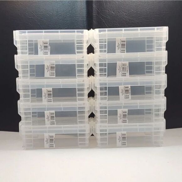 Baseball Trading Cards Plastic Container with snap lids lot of 10 - Picture 3 of 16